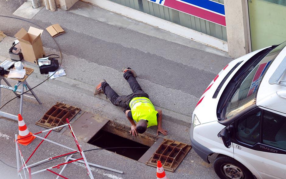 travaux assainissement Courcouronnes